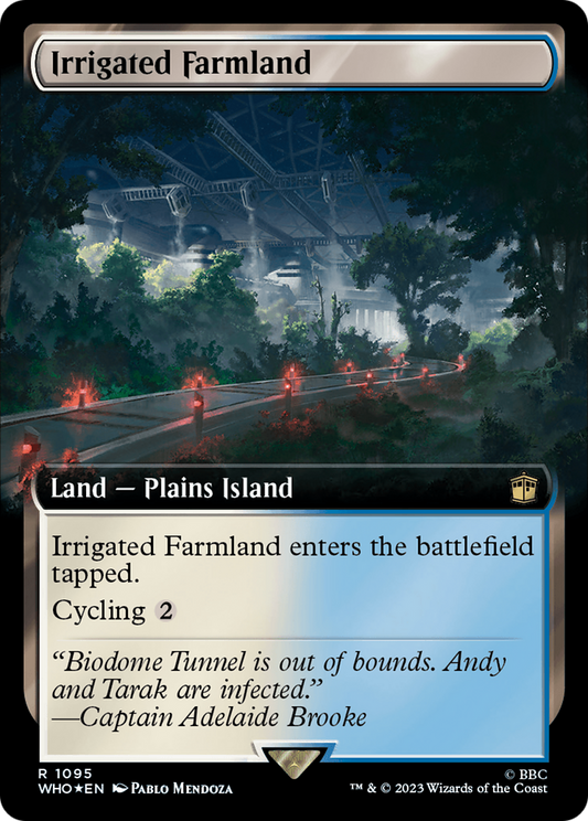 Irrigated Farmland (1095) (Extended Art) - Surge Foil