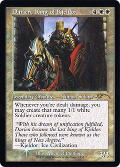 Darien, King of Kjeldor (7135) (Retro Frame) (SLD) - Foil