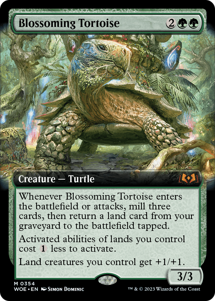 Blossoming Tortoise (0354) (Extended Art)