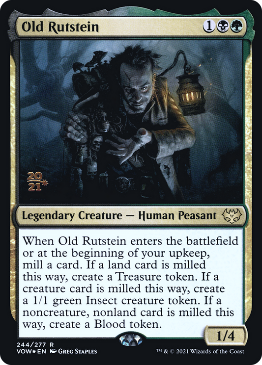 Old Rutstein (244) (Prerelease) - Foil