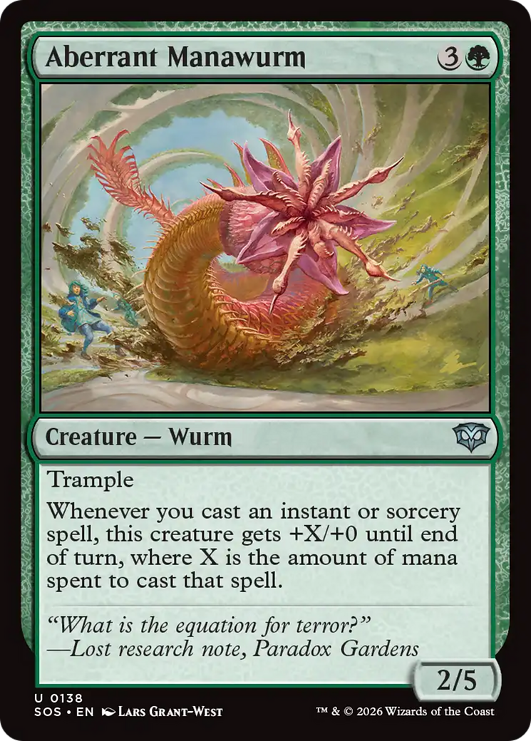 Aberrant Manawurm (SOS) - Foil