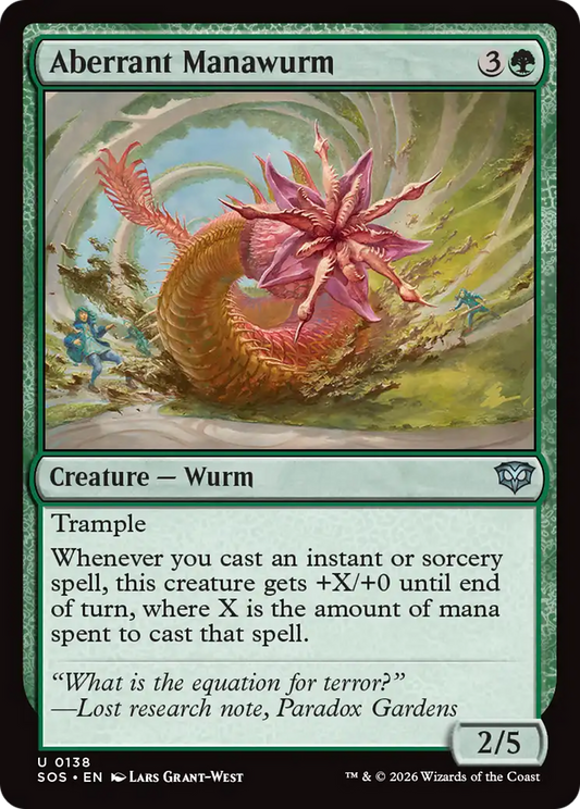 Aberrant Manawurm (SOS) - Foil