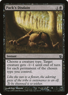 Pack's Disdain - Foil