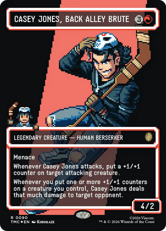 Casey Jones, Back Alley Brute (0090) (Borderless) (TMC) - Surge Foil