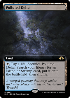 Polluted Delta (0465) (Extended Art) - Foil
