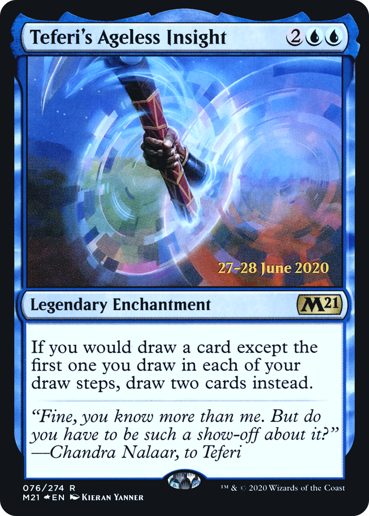 Teferi's Ageless Insight (076) (Prerelease) - Foil