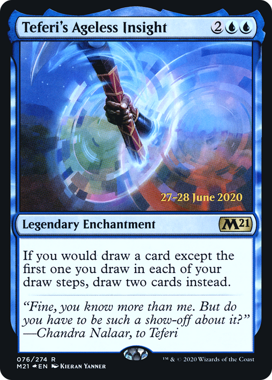 Teferi's Ageless Insight (076) (Prerelease) - Foil