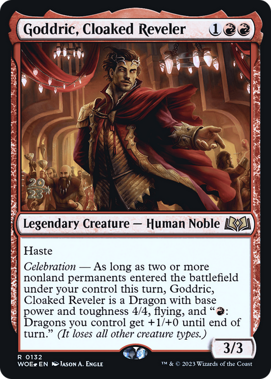 Goddric, Cloaked Reveler (0132) (Prerelease) - Foil