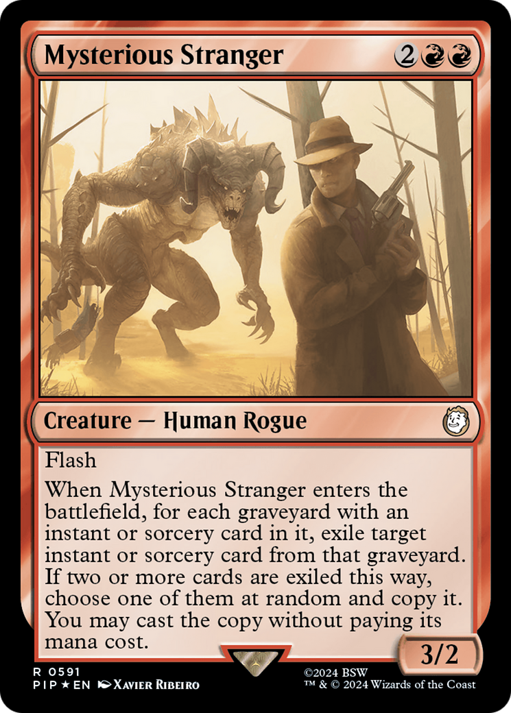 Mysterious Stranger (0591) - Surge Foil