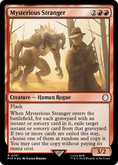 Mysterious Stranger (0591) - Surge Foil