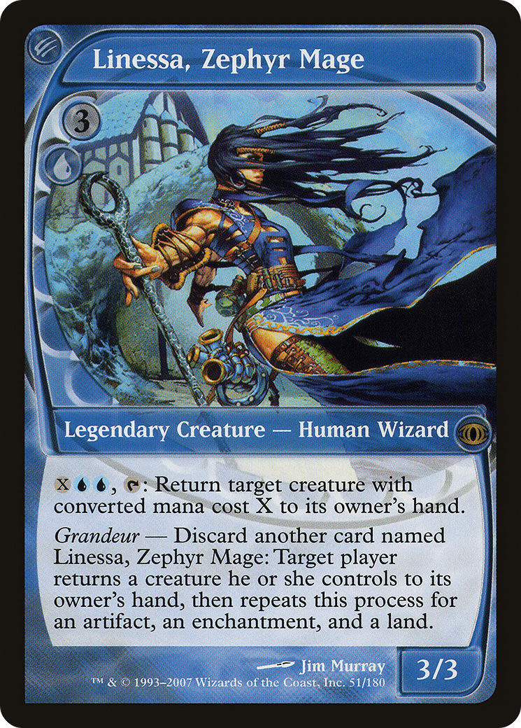 Linessa, Zephyr Mage - Foil