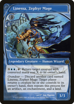 Linessa, Zephyr Mage - Foil