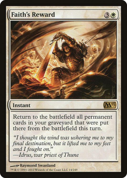 Faith's Reward - Foil
