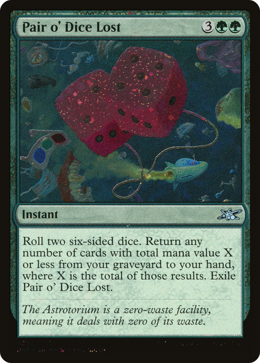 Pair o' Dice Lost (435) - Galaxy Foil