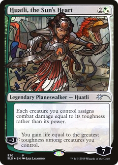 Huatli, the Sun's Heart (530) (Showcase) - Foil