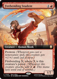 Firebending Student (0393) (Buy-a-Box) (Extended Art) - Foil tla