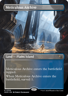 Meticulous Archive (0328) (Borderless) - Foil