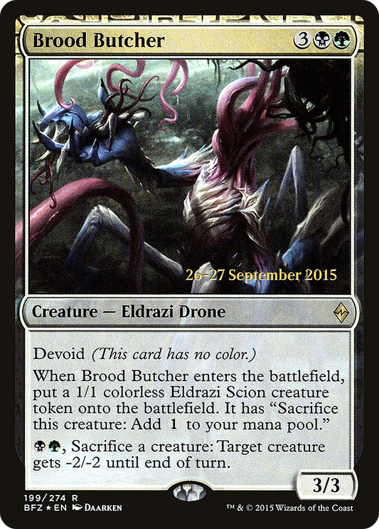 Brood Butcher (199) (Prerelease) - Foil