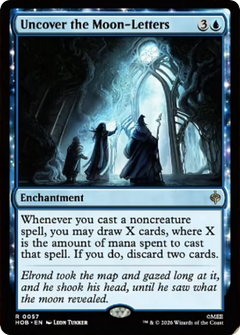 Uncover the Moon-Letters (HOB) - Foil