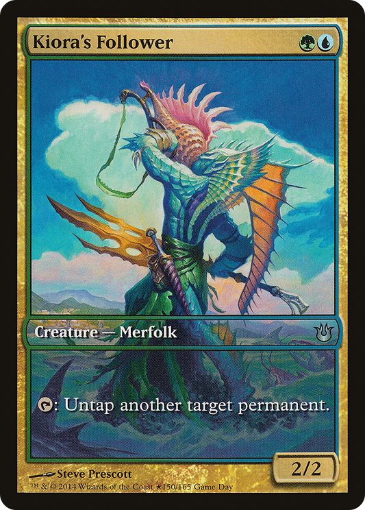 Kiora's Follower (150) (Game Day)