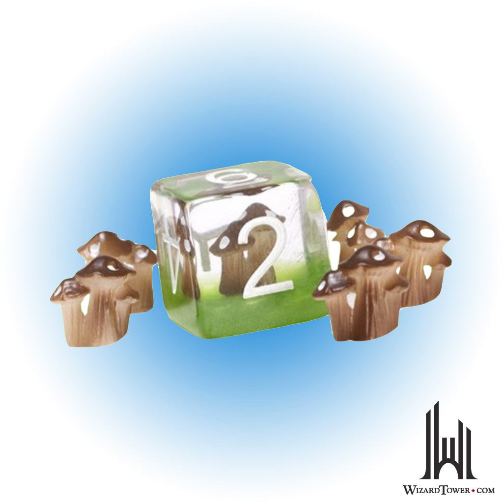 Dice Set - Mushroom Village 7ct