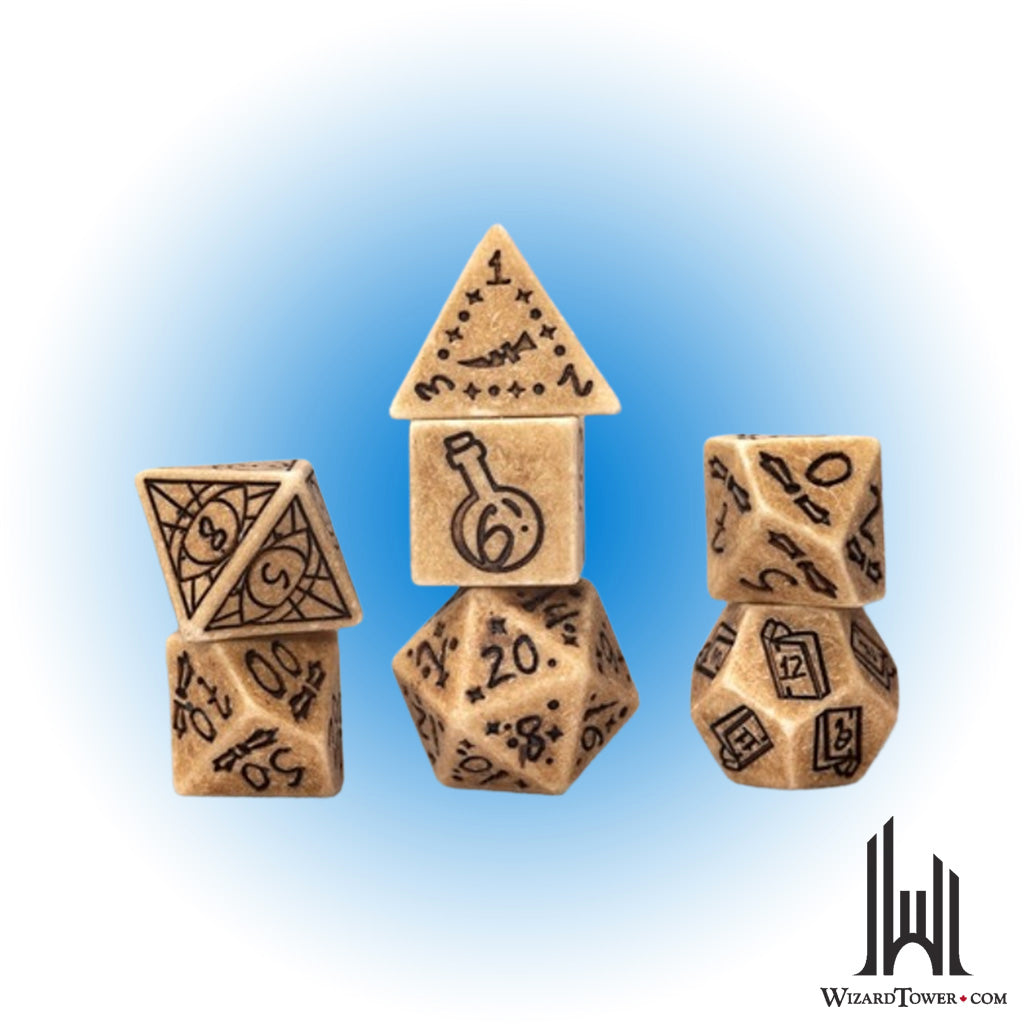Dice Set - Illusory Stone Sandstone 7ct