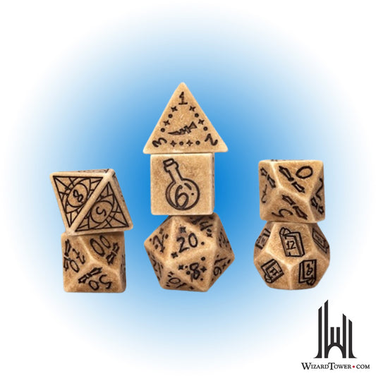 Dice Set - Illusory Stone Sandstone 7ct
