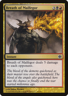 Breath of Malfegor - Foil