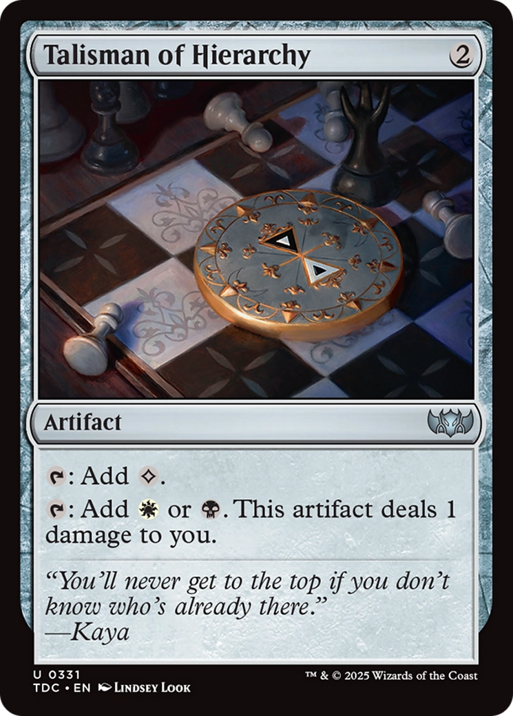 Talisman of Hierarchy