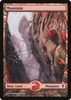 Mountain (245) (Full Art) - Foil