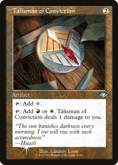 Talisman of Conviction (033) (Retro Frame) - Foil Etched
