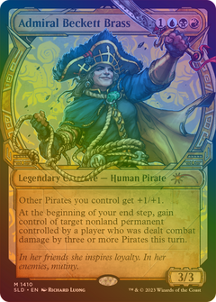 Admiral Beckett Brass (1140) (Showcase) - Rainbow Foil