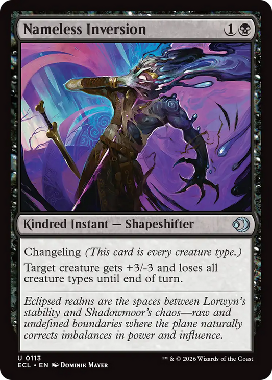 Nameless Inversion (0113) (ECL) - Foil