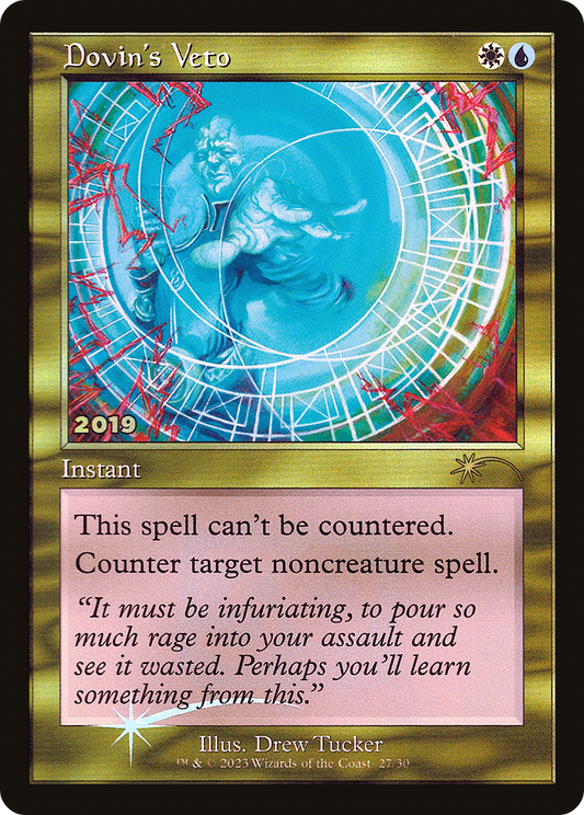 Dovin's Veto (027) (2019) (Retro Frame) - Foil