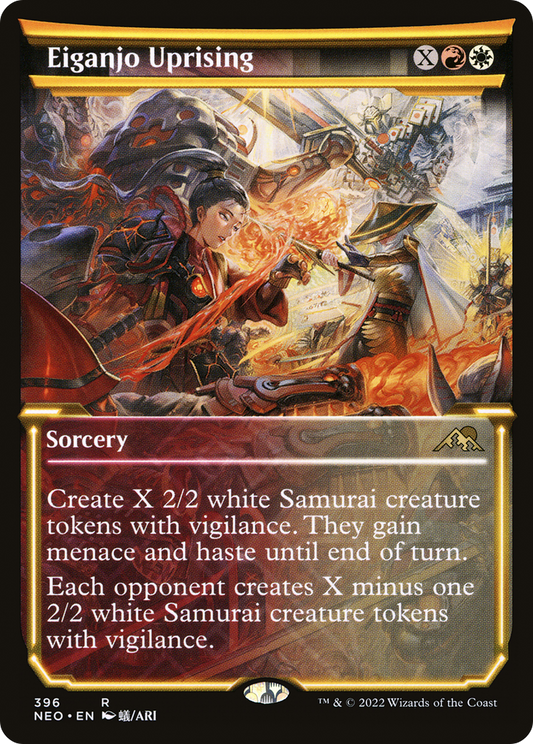 Eiganjo Uprising (396) (Showcase) - Foil