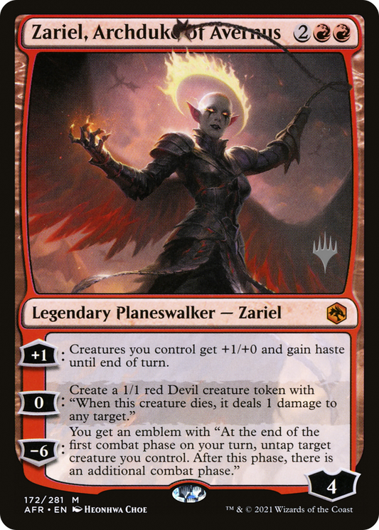 Zariel, Archduke of Avernus (172) (Promo Pack) - Foil
