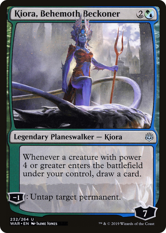 Kiora, Behemoth Beckoner - Foil