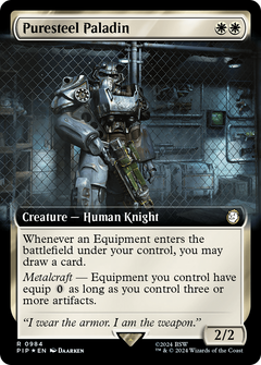 Puresteel Paladin (0984) (Extended Art) - Surge Foil