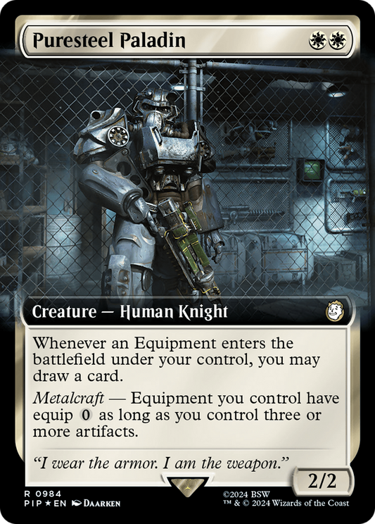 Puresteel Paladin (0984) (Extended Art) - Surge Foil