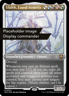 Ulalek, Fused Atrocity (0151) (Display Commander) (Thick Stock) - Ripple Foil