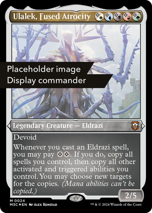 Ulalek, Fused Atrocity (0151) (Display Commander) (Thick Stock) - Ripple Foil