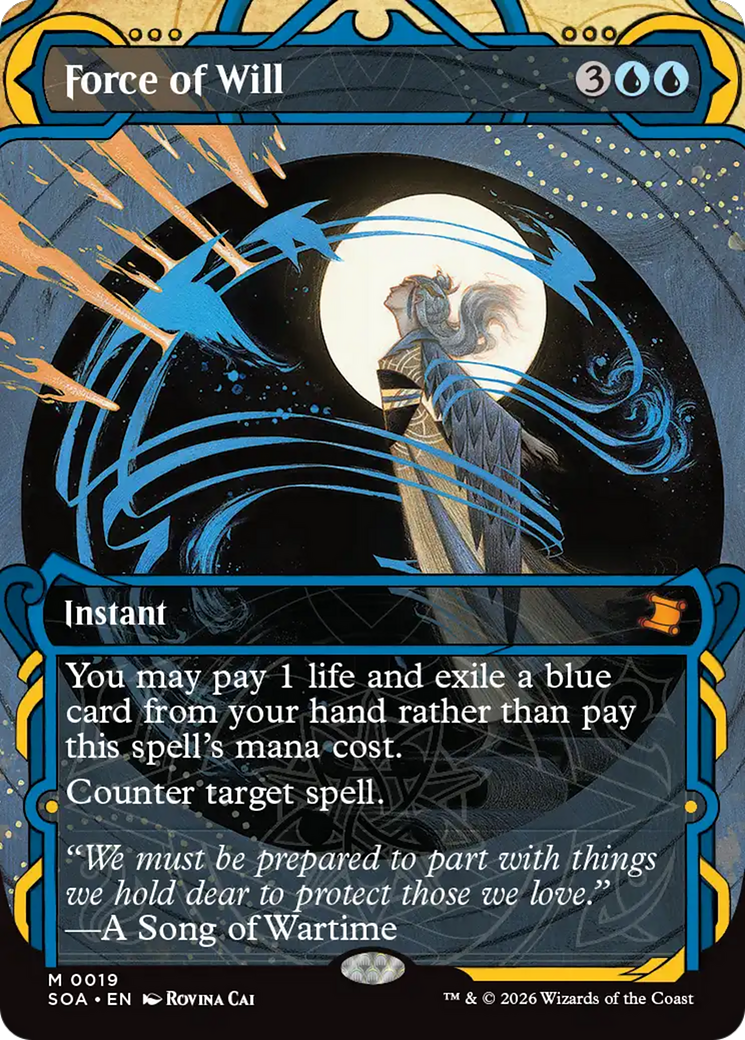 Force of Will (0019) (Showcase) (SOA) - Foil