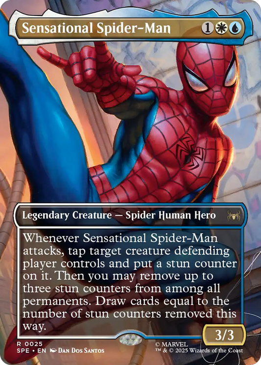 Sensational Spider-Man (0025) (Borderless) - Foil
