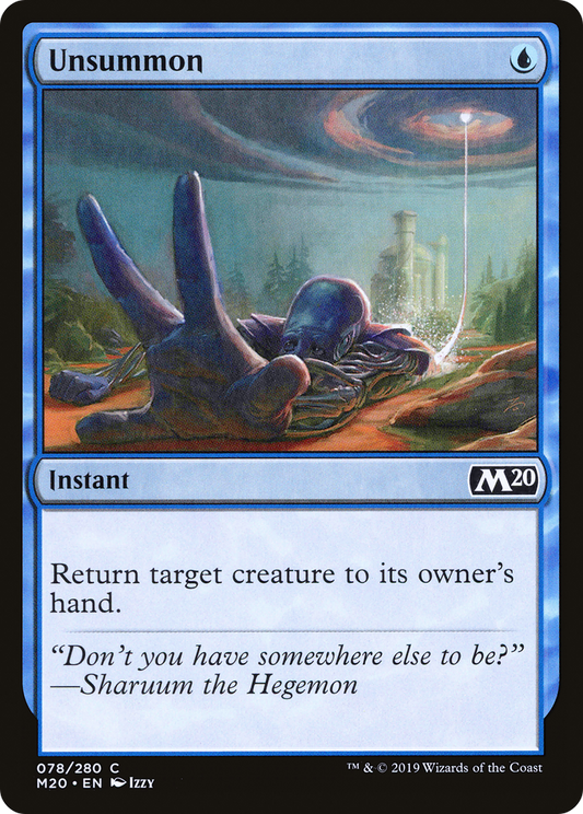 Unsummon - Foil