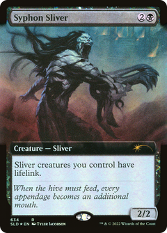 Syphon Sliver (634) (Extended Art) - Foil