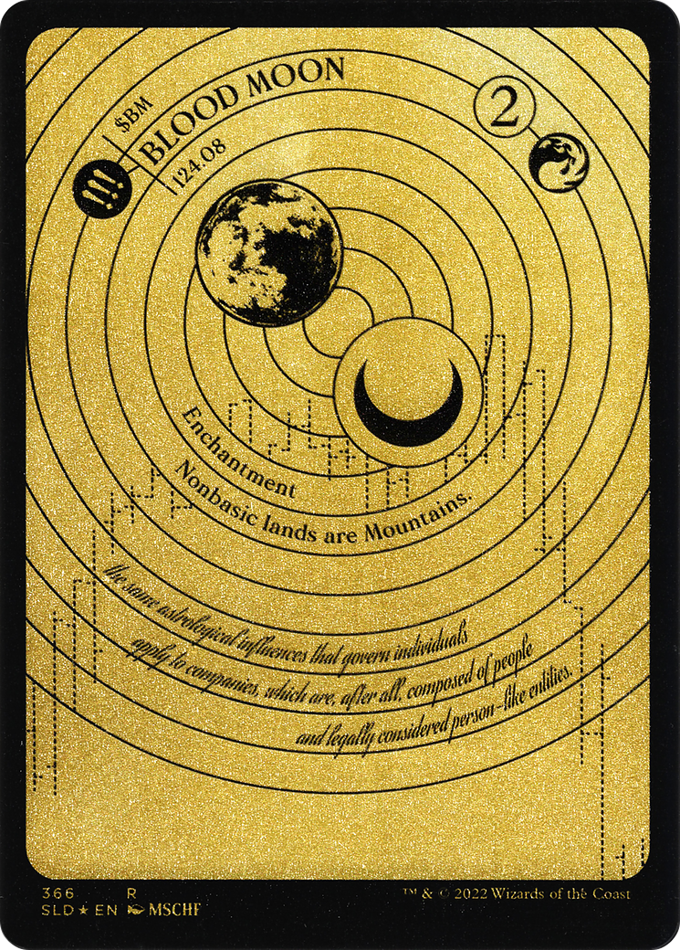 Blood Moon (366) (Showcase) - Foil Etched