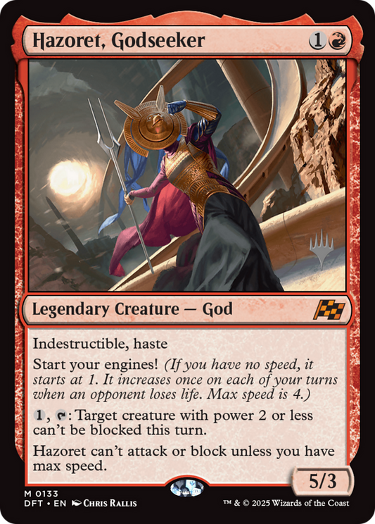 Hazoret, Godseeker (0133) (Promo Pack) - Foil