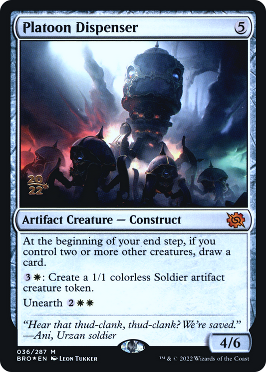 Platoon Dispenser (036) (Prerelease) - Foil
