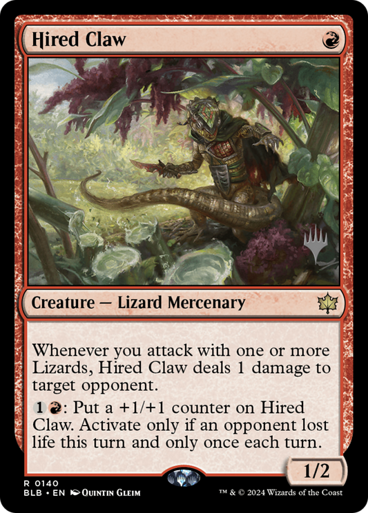 Hired Claw (0140) (Promo Pack) - Foil