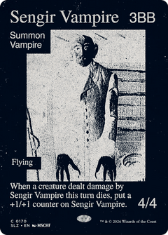 Sengir Vampire (0170) (Showcase) (SLZ)